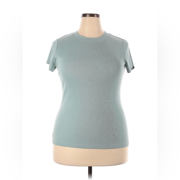 A New Day Teal Short Sleeve T-shirt XXL - Picture 1 of 2